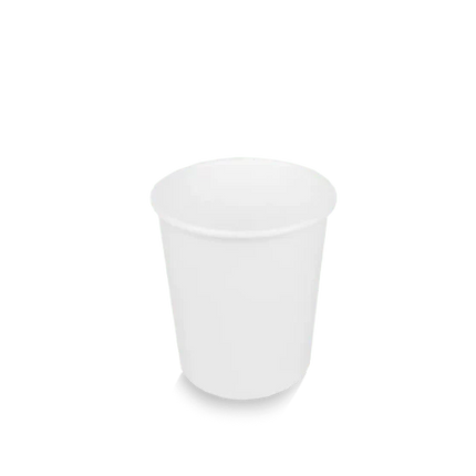 Witte kartonnen koffiebeker 120 ml (4 oz) voor espresso – Cuppix