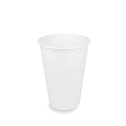 Witte kartonnen koffiebeker 180 ml van FSC-mix materiaal – Cuppix