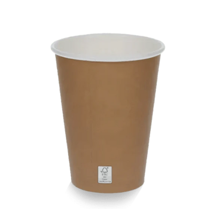 Kraftlook kartonnen koffiebeker 360 ml (12 oz) van FSC Mix karton – Cuppix