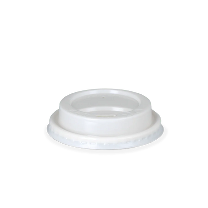 Witte koffiebekerdeksel Ø70 mm voor koffie to-go – Cuppix