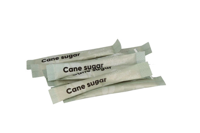 Rietsuiker sticks 4 g individueel verpakt – doos van 1000 stuks – Cuppix