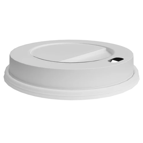 Witte deksel voor kartonnen koffiebekers – Cuppix