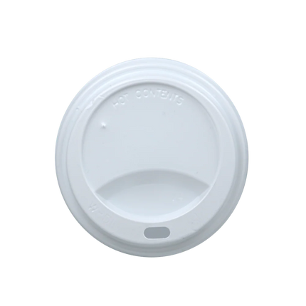 Witte koffiebeker deksels Ø80 mm voor coffee-to-go – Cuppix