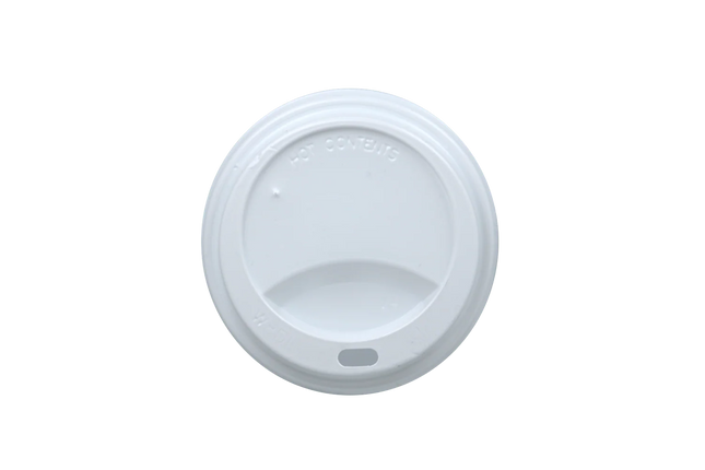 Witte koffiebeker deksels Ø80 mm voor coffee-to-go – Cuppix