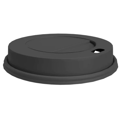 Zwarte deksel voor kartonnen koffiebekers – Cuppix