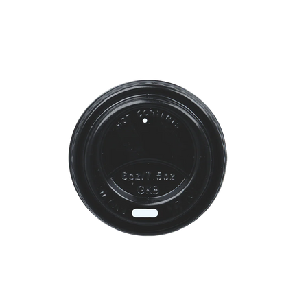 Zwarte koffiebeker deksels Ø70 mm voor coffee-to-go – Cuppix