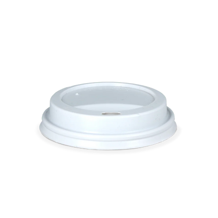 Witte koffiebeker deksels Ø80 mm voor coffee-to-go – Cuppix