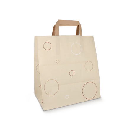 Papiertüten Mittel Bubbles 80 g. 27x17x29 cm