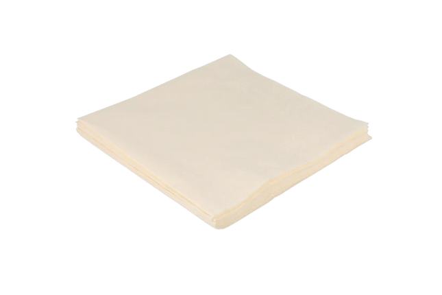Napkins 33x33 cm Cream 2-Ply 1/4 Fold