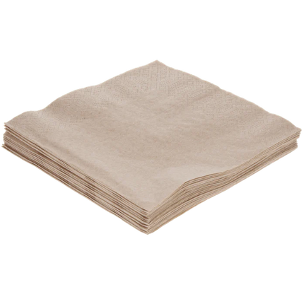 Kraft BIO Servietten 33x33 cm 2-lagig 1/4 Falz