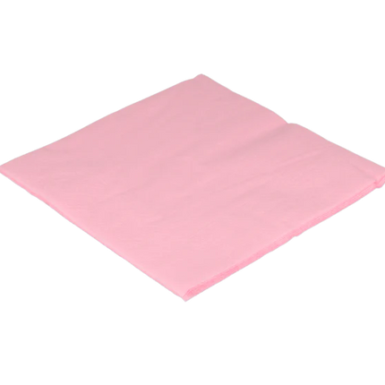 Napkins 33x33 cm Pink 2-Ply 1/4 Fold