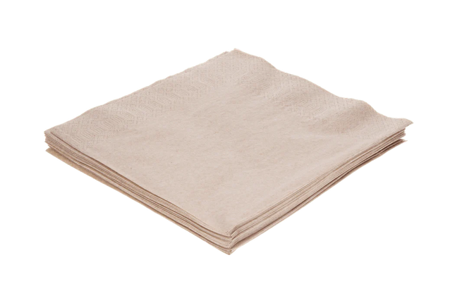 Kraft BIO Napkins 40x40 cm 2-Ply 1/4 Fold