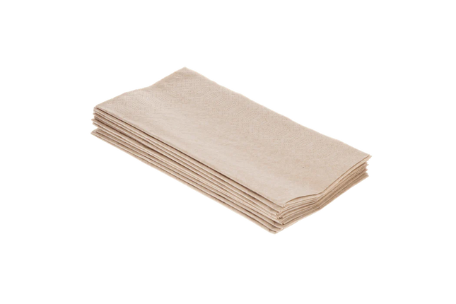 Kraft BIO Napkins 40x40 cm 2-Ply 1/8 Fold